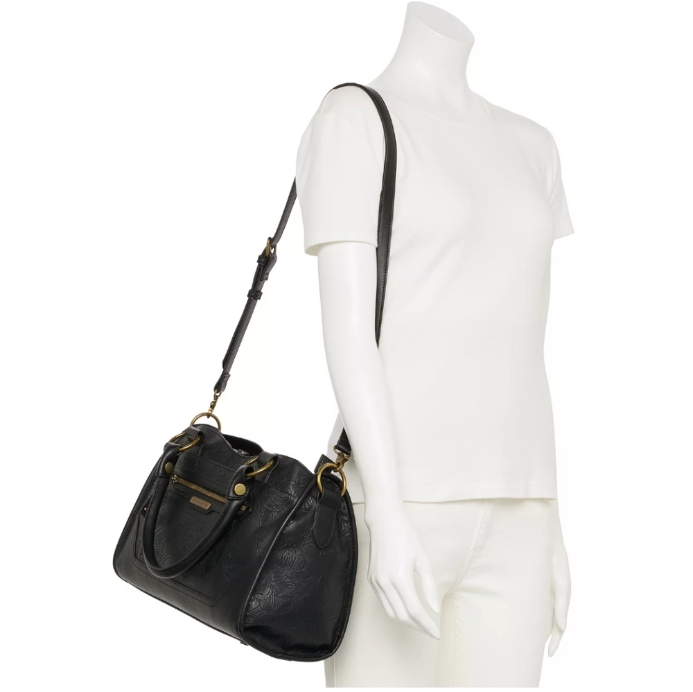 FRYE AND CO. Black Leather Shoulder Bag - Picture 2 of 5